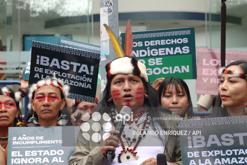 WAORANIS EN LA  CORTE CONSTITUCIONAL POR EL  YASUNI