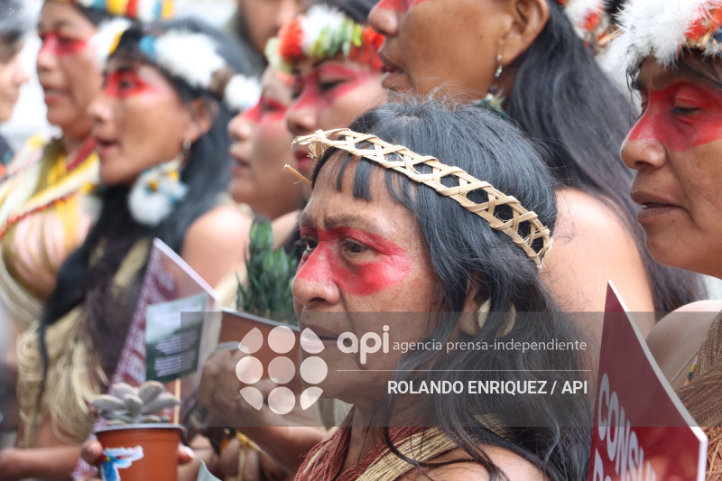 WAORANIS EN LA  CORTE CONSTITUCIONAL POR EL  YASUNI