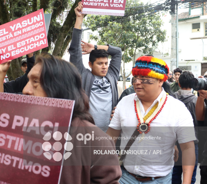 WAORANIS EN LA  CORTE CONSTITUCIONAL POR EL  YASUNI
