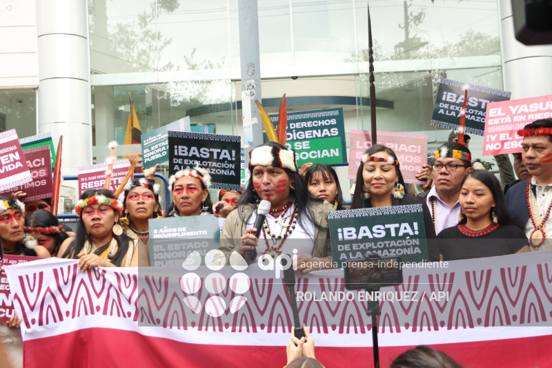 WAORANIS EN LA  CORTE CONSTITUCIONAL POR EL  YASUNI