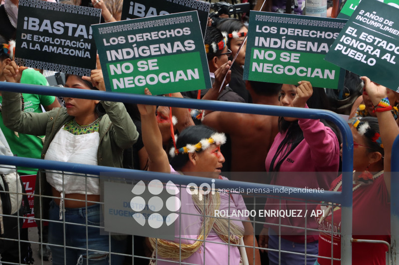 WAORANIS EN LA  CORTE CONSTITUCIONAL POR EL  YASUNI