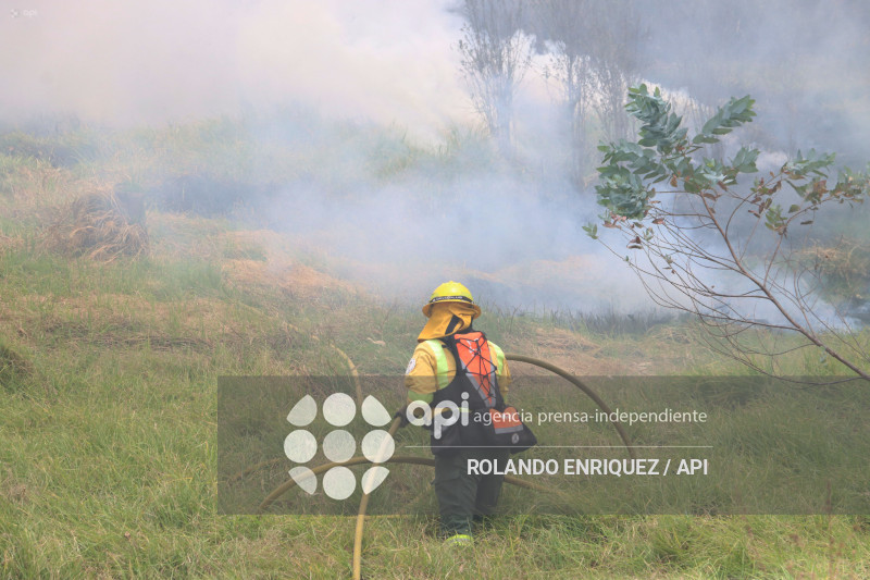 INCENDIO VALLE DE LOS CHILLOS