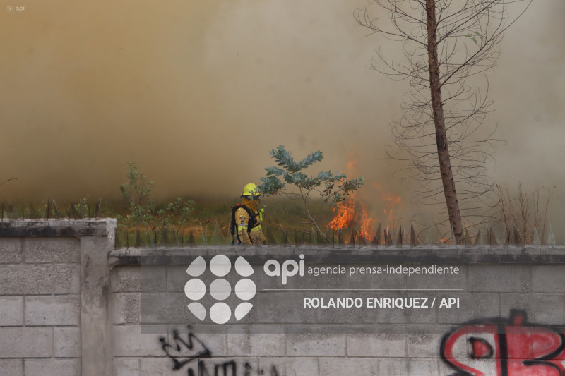 INCENDIO VALLE DE LOS CHILLOS