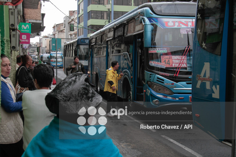 Transito normal de Buses de servicio publico