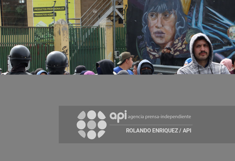 PROTESTAS PANAMERICANA NORTE QUITO