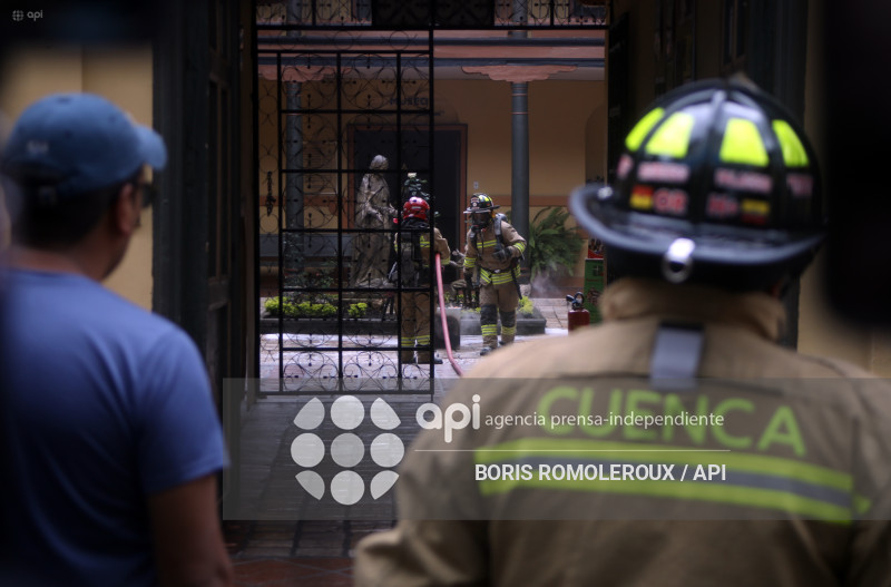 CUENCA-CONATO DE INCENDIO-CURIA