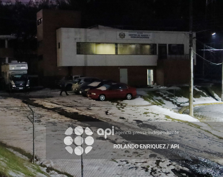 GRANIZO EN LA  LOMA DE PUENGASI