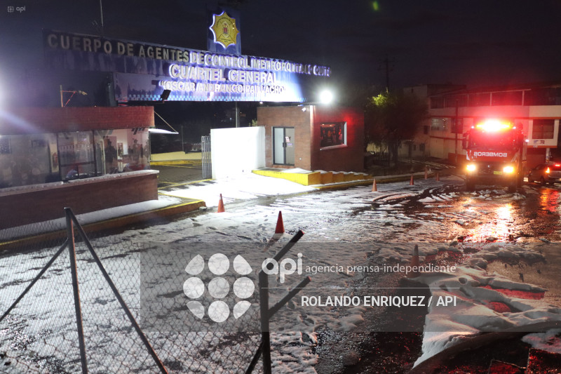 GRANIZO EN LA  LOMA DE PUENGASI