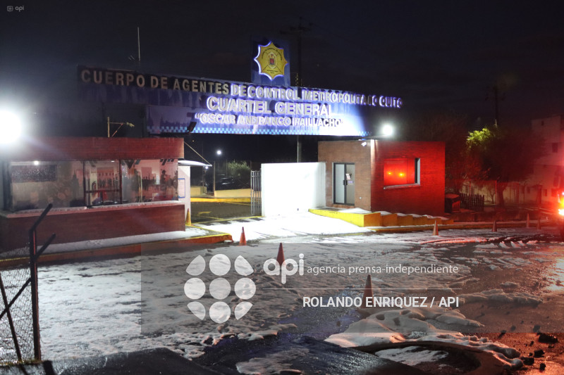 GRANIZO EN LA  LOMA DE PUENGASI