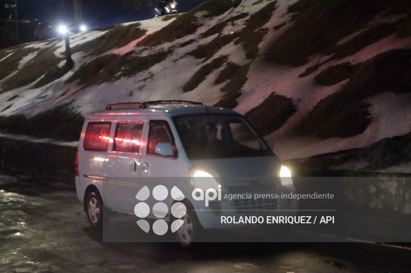 GRANIZO EN LA  LOMA DE PUENGASI