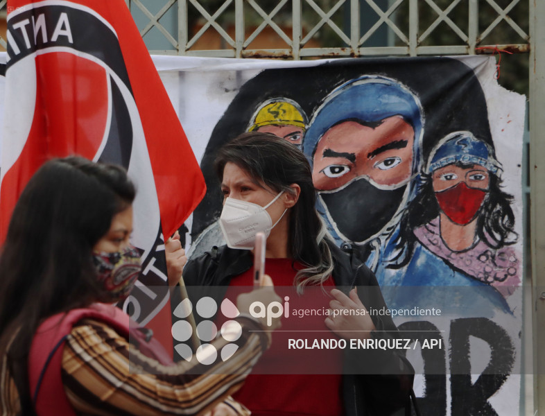 ESTUDIANTES DE LA CENTRAL PROTESTAN FISCALIA DE FLAGRANCIA