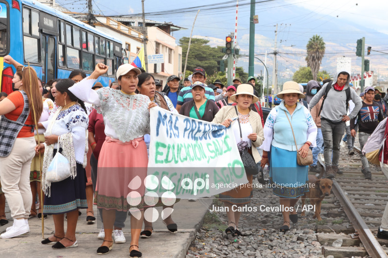 MARCHA-MOVILIZACION-PARO NACIONAL-IBARRA-KARANKI