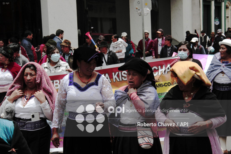 MARCHA PACIFICA INDIGENA EN AMBATO