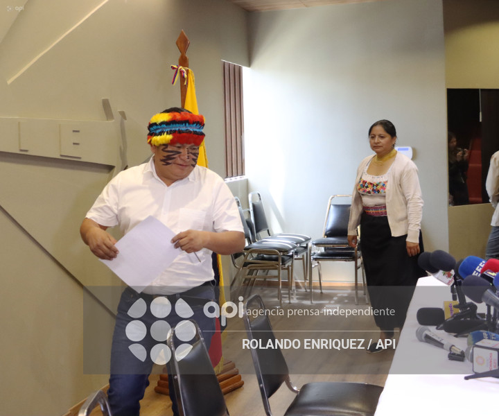 RUEDA DE PRENSA CONAIE