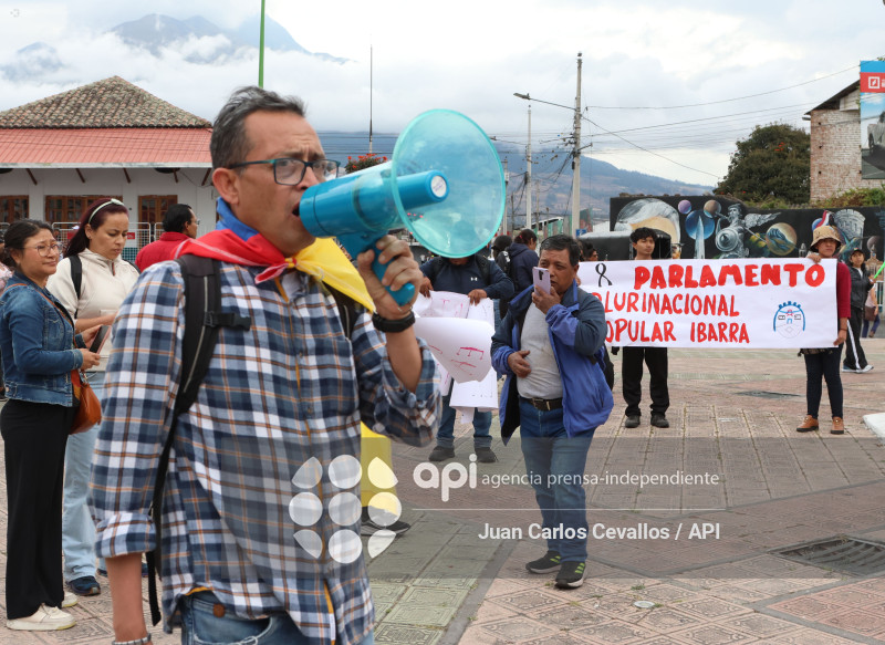 MARCHA-IBARRA-DANIEL NOBOA-PARO NACIONAL-MANIFESTACIONES