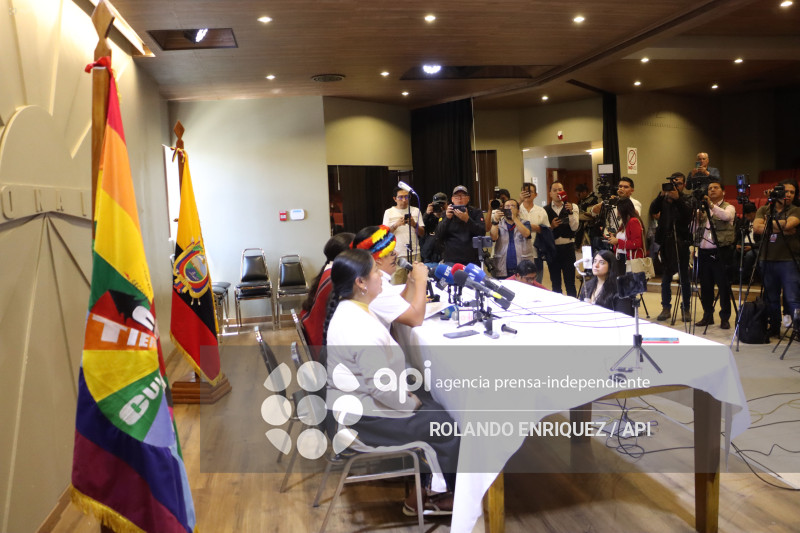 RUEDA DE PRENSA CONAIE