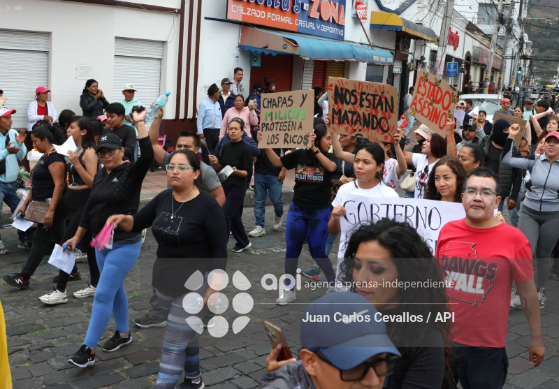 MARCHA-IBARRA-DANIEL NOBOA-PARO NACIONAL-MANIFESTACIONES