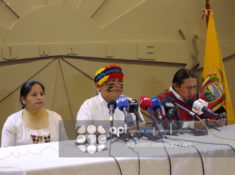 RUEDA DE PRENSA CONAIE