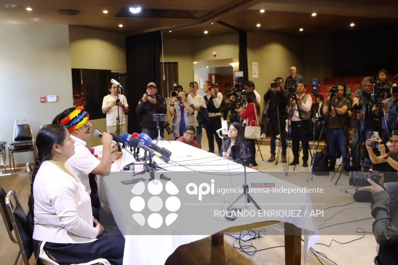 RUEDA DE PRENSA CONAIE