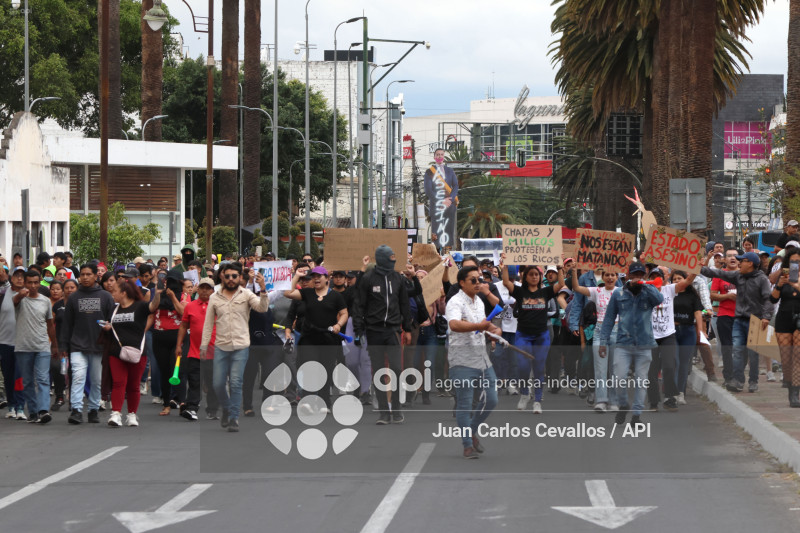 MARCHA-IBARRA-DANIEL NOBOA-PARO NACIONAL-MANIFESTACIONES