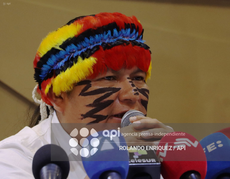 RUEDA DE PRENSA CONAIE