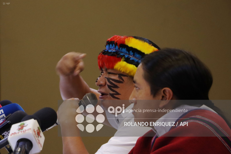 RUEDA DE PRENSA CONAIE