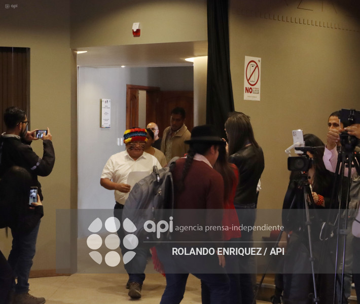 RUEDA DE PRENSA CONAIE