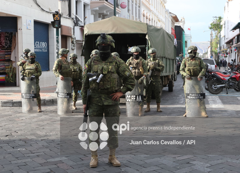 MARCHA-IBARRA-DANIEL NOBOA-PARO NACIONAL-MANIFESTACIONES