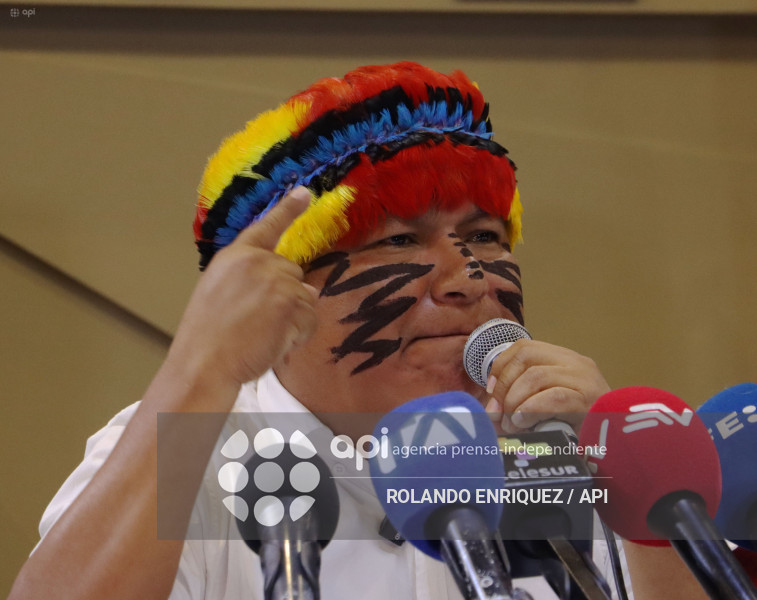 RUEDA DE PRENSA CONAIE