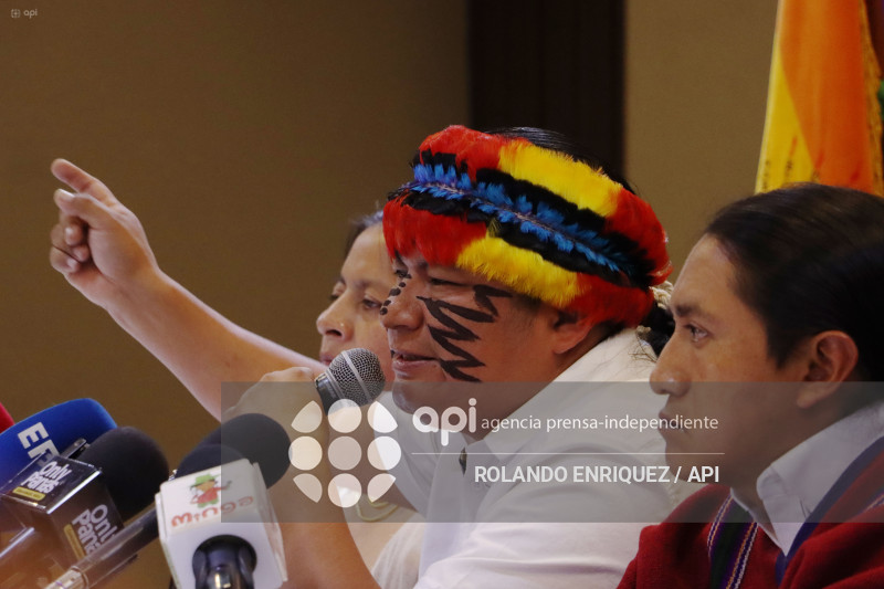 RUEDA DE PRENSA CONAIE