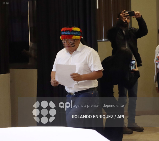 RUEDA DE PRENSA CONAIE