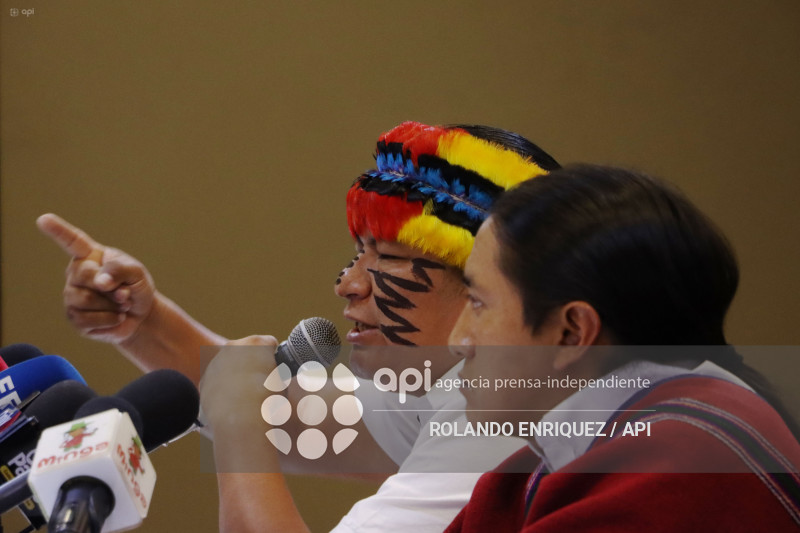 RUEDA DE PRENSA CONAIE