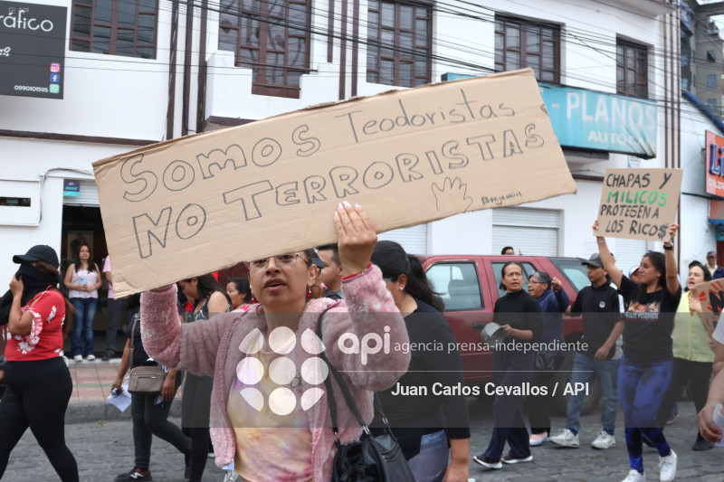 MARCHA-IBARRA-DANIEL NOBOA-PARO NACIONAL-MANIFESTACIONES