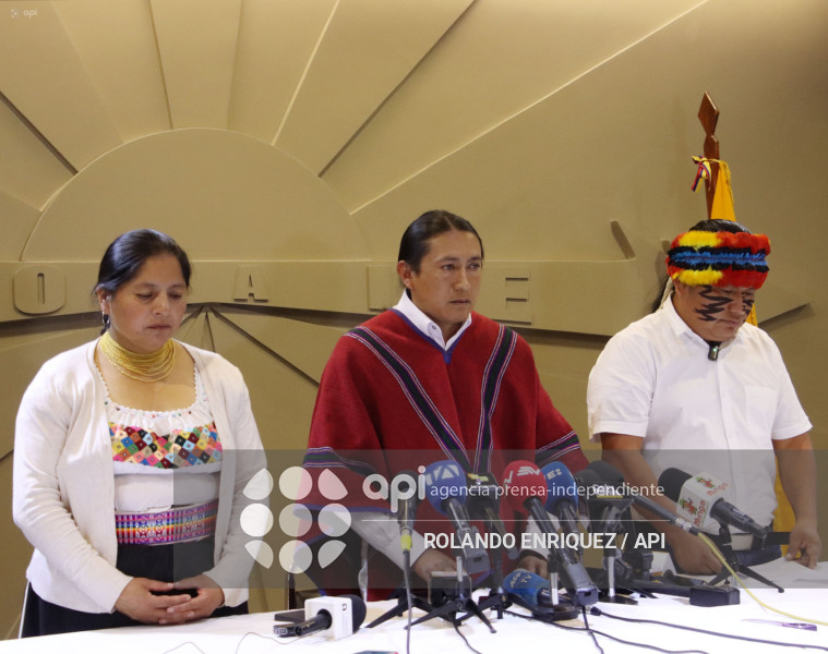 RUEDA DE PRENSA CONAIE