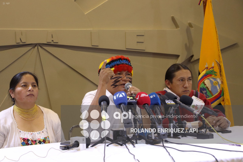 RUEDA DE PRENSA CONAIE