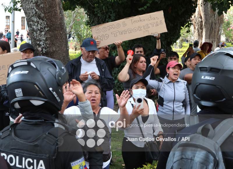 MARCHA-IBARRA-DANIEL NOBOA-PARO NACIONAL-MANIFESTACIONES