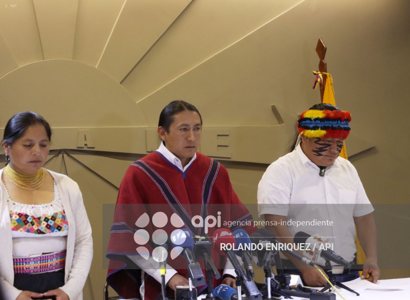 RUEDA DE PRENSA CONAIE