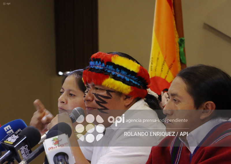 RUEDA DE PRENSA CONAIE