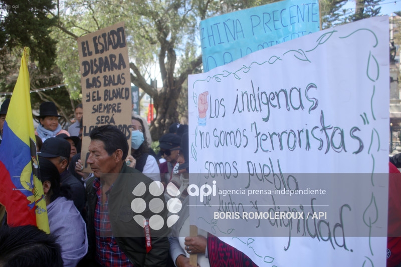 CUENCA-COMUNIDADES INDIGENAS-ANUNCIO PARO