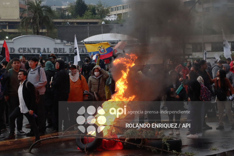 PROTESTA UNIVERSIDAD CENTRAL