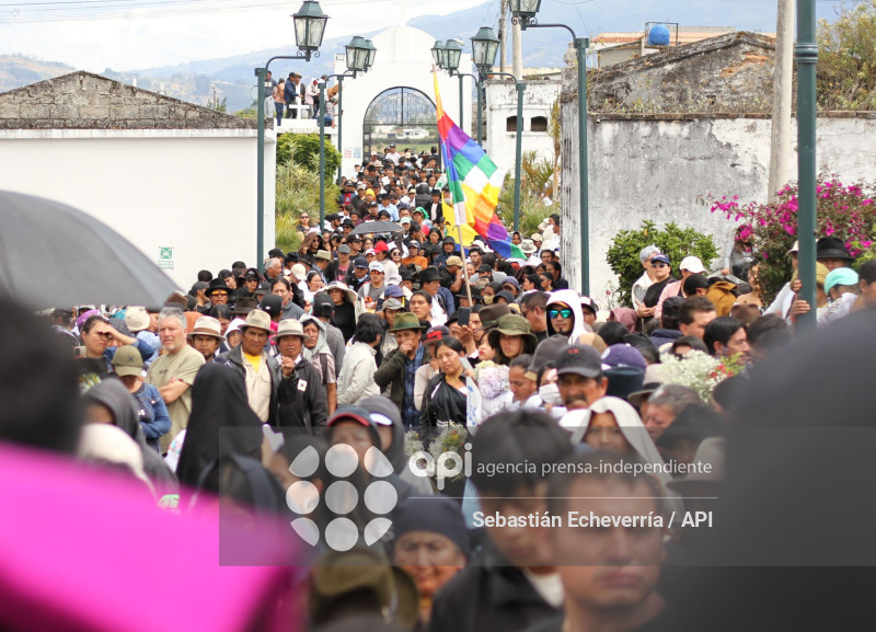 LUIS EFRAIN FUÉREZ BONILLA-COTACACHI-QUIROGA-FUNERAL-PARO NACIONAL-MANIFESTACIONES