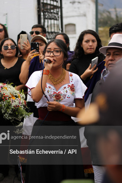 LUIS EFRAIN FUÉREZ BONILLA-COTACACHI-QUIROGA-FUNERAL-PARO NACIONAL-MANIFESTACIONES