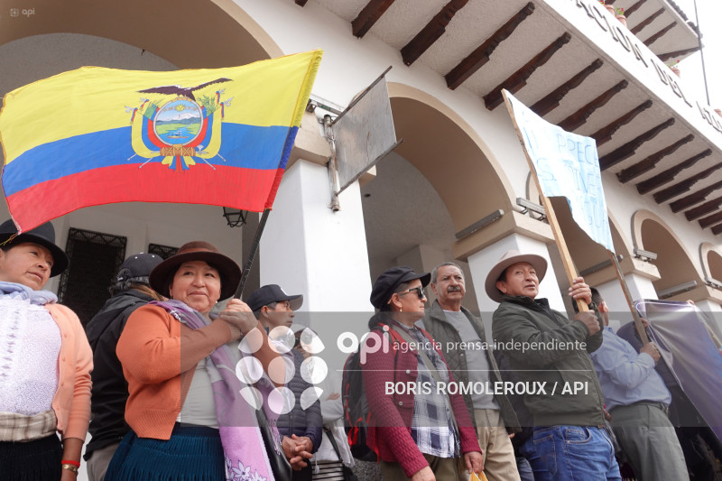 CUENCA-COMUNIDADES INDIGENAS-ANUNCIO PARO
