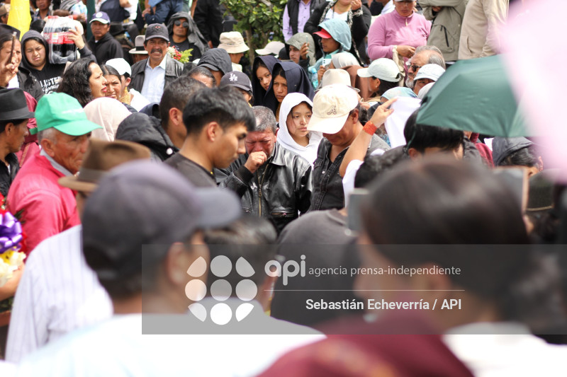 LUIS EFRAIN FUÉREZ BONILLA-COTACACHI-QUIROGA-FUNERAL-PARO NACIONAL-MANIFESTACIONES