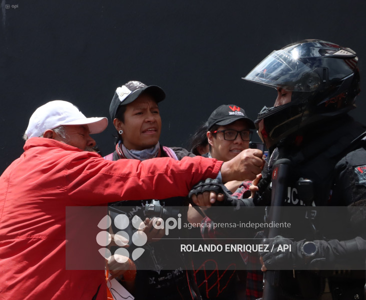 PROTESTA CONTRA NOBOA ARBOLITO