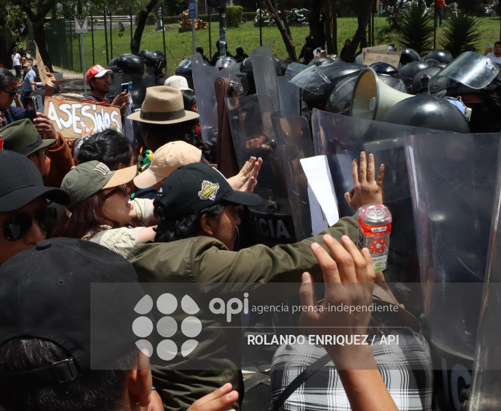 PROTESTA CONTRA NOBOA ARBOLITO