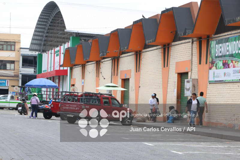 ATUNTAQUI-ANTONIO ANTE-PARO NACIONAL-MANIFESTACIONES-COMERCIO