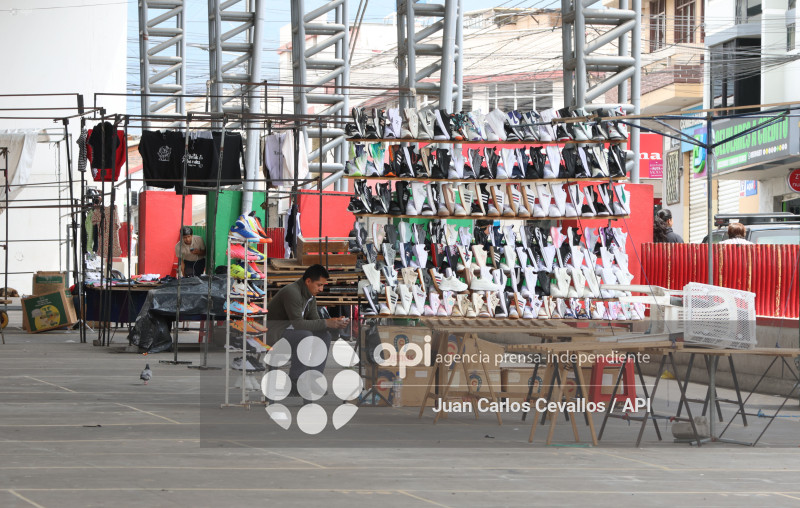 ATUNTAQUI-ANTONIO ANTE-PARO NACIONAL-MANIFESTACIONES-COMERCIO