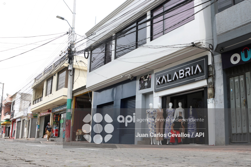 ATUNTAQUI-ANTONIO ANTE-PARO NACIONAL-MANIFESTACIONES-COMERCIO