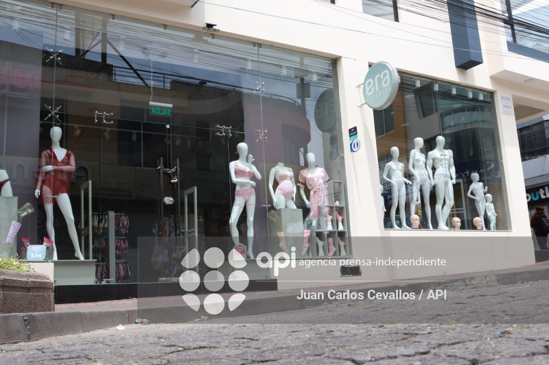 ATUNTAQUI-ANTONIO ANTE-PARO NACIONAL-MANIFESTACIONES-COMERCIO